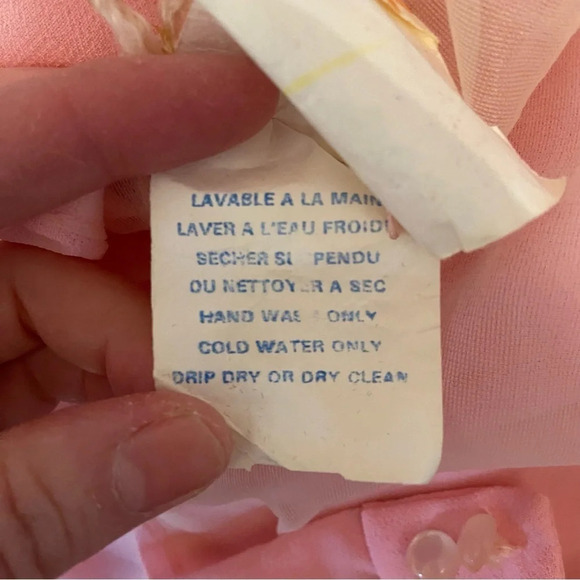 Vintage‎ Algo  women’s pink dress in size 7 - Picture 11 of 13